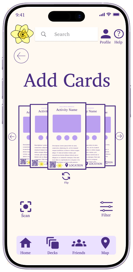 Add Cards Page